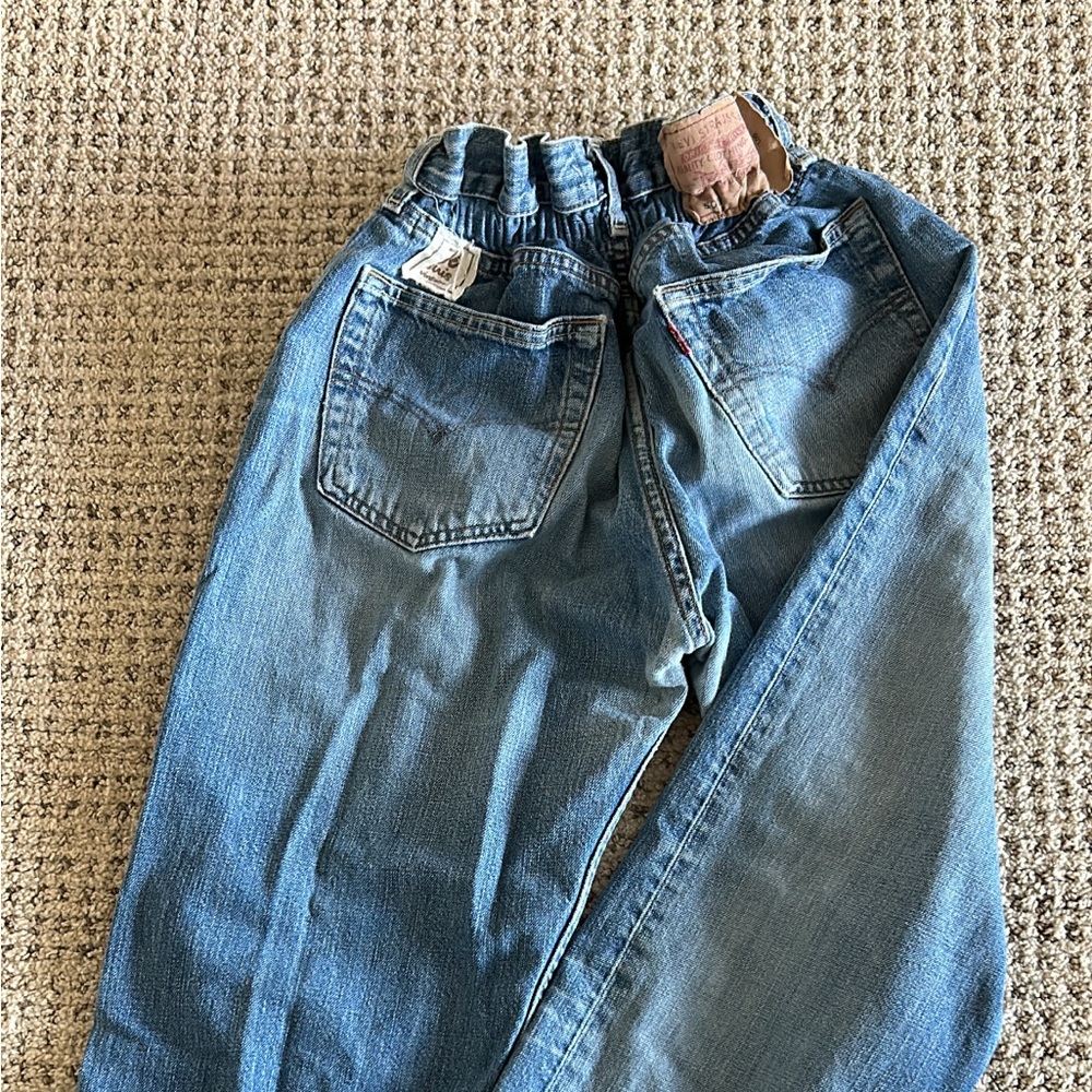 Vintage Levi’s with custom elastic waist
